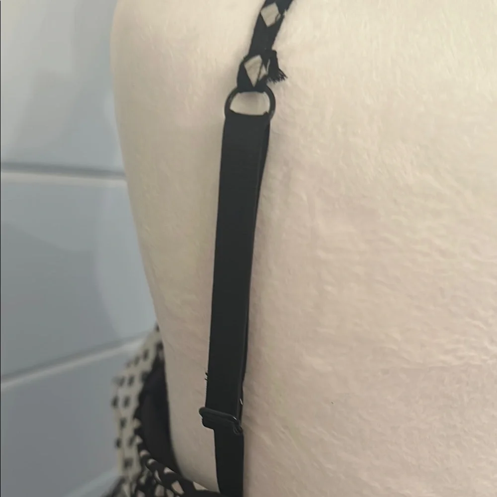 New York & Company Black and White Tiered Camisole - Picture 9 of 16